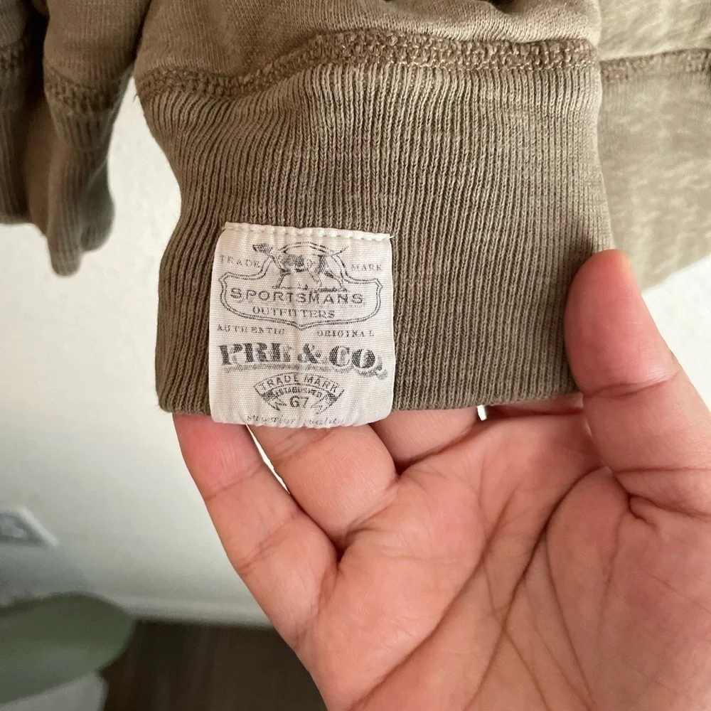 Polo Ralph Lauren Vintage Military Reversible Sweatshirt size XLT